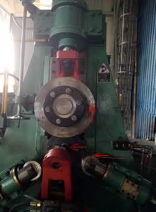 Cooling for ring mill machine